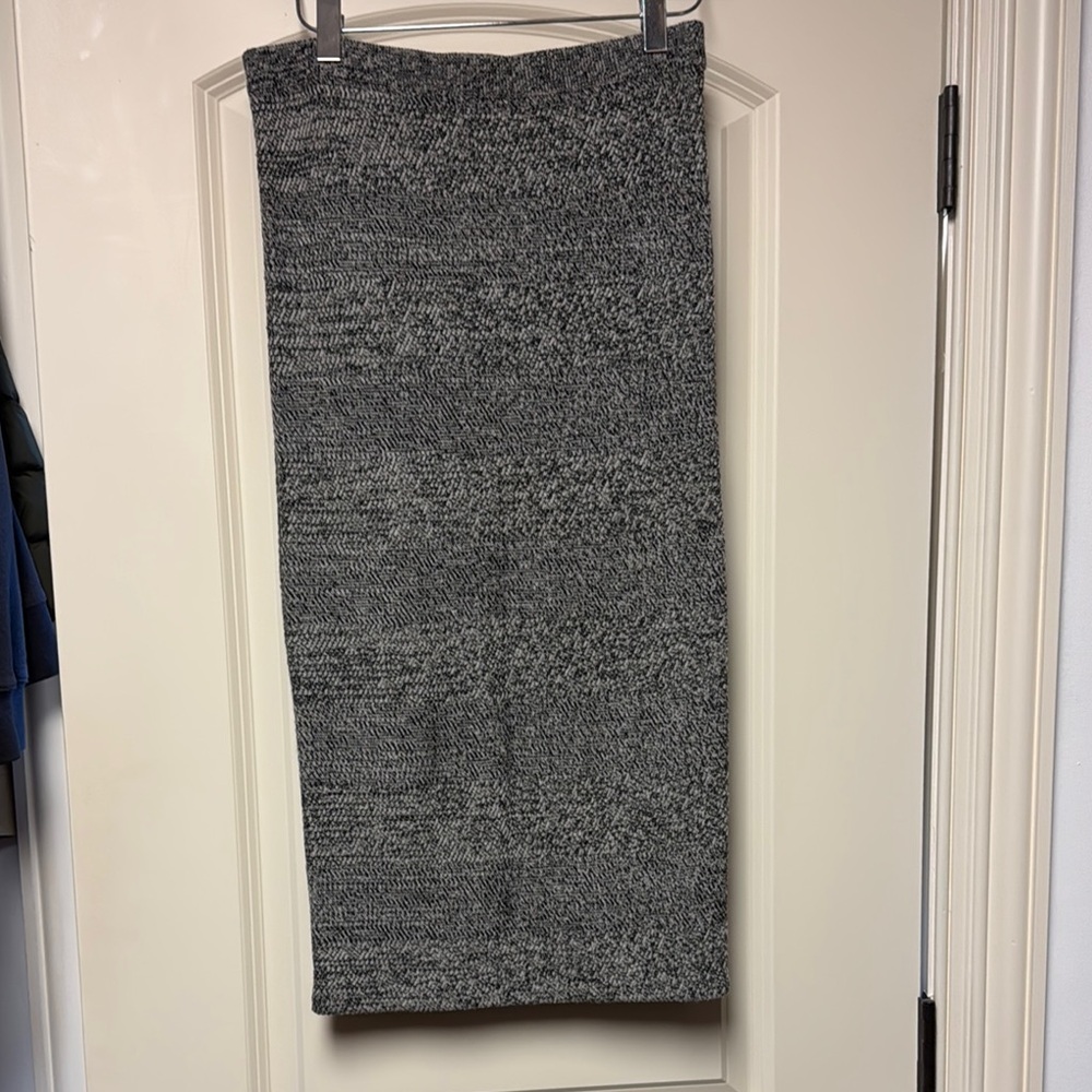 Alice + Olivia Gray Midi Pencil Skirt for Work
